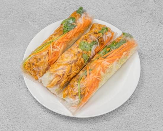 Lemongrass Chicken Rolls (Gỏi cuốn gà sả)